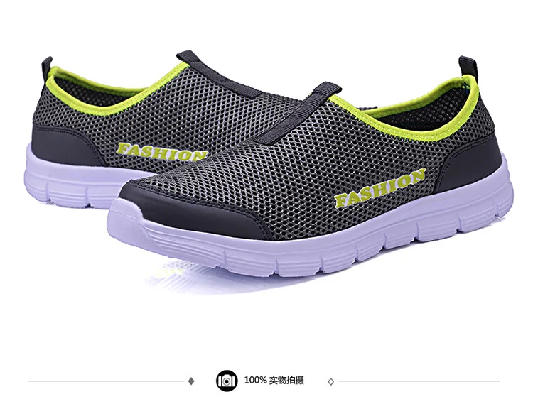 New Summer Mesh Men's Shoes Breathable Mesh Casual Sports Women's Shoes Korean Style Couple Shoes Mesh Shoes Men's Running Shoes
