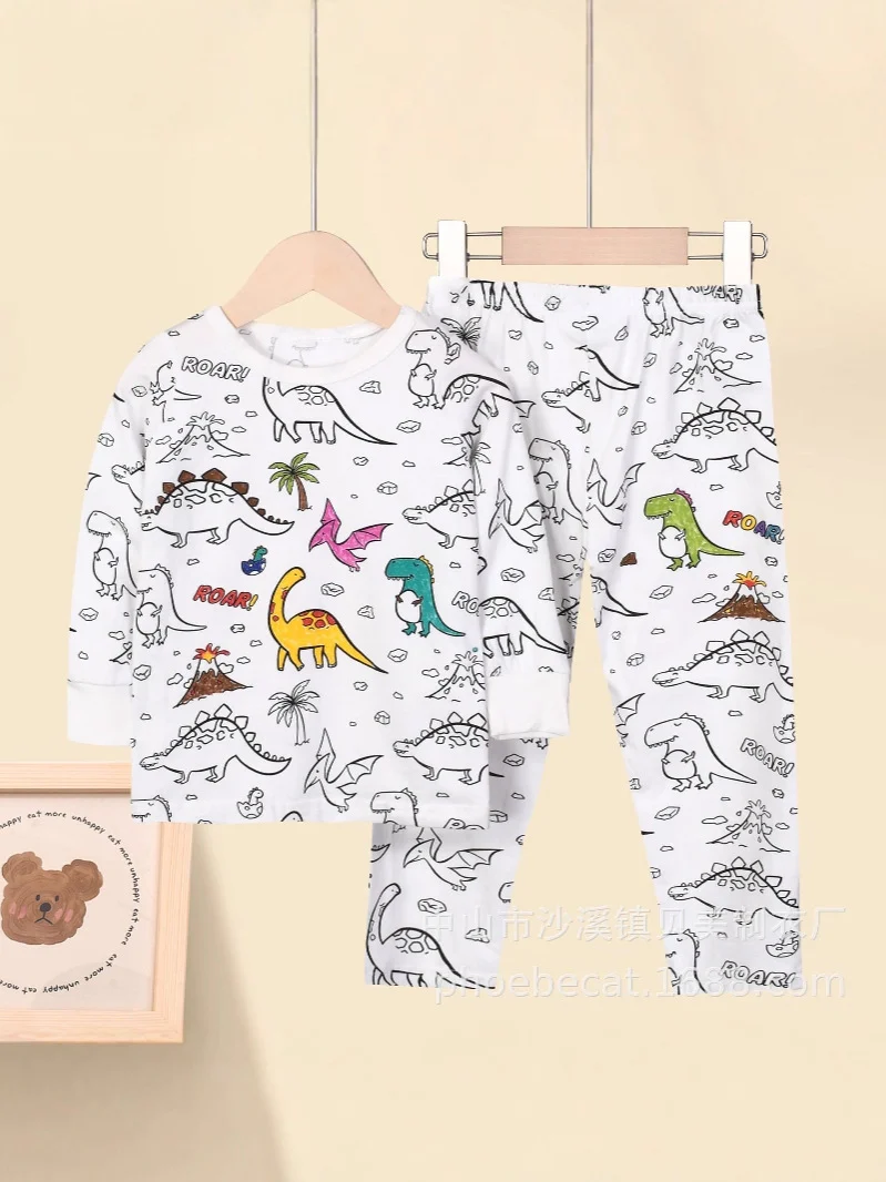 Foreign Trade Independent Stand Pull-Up Cotton Girls Sketch Coloring Comfortable Kidsren's Set Fun DIY Hand-Painted Class a Graffiti