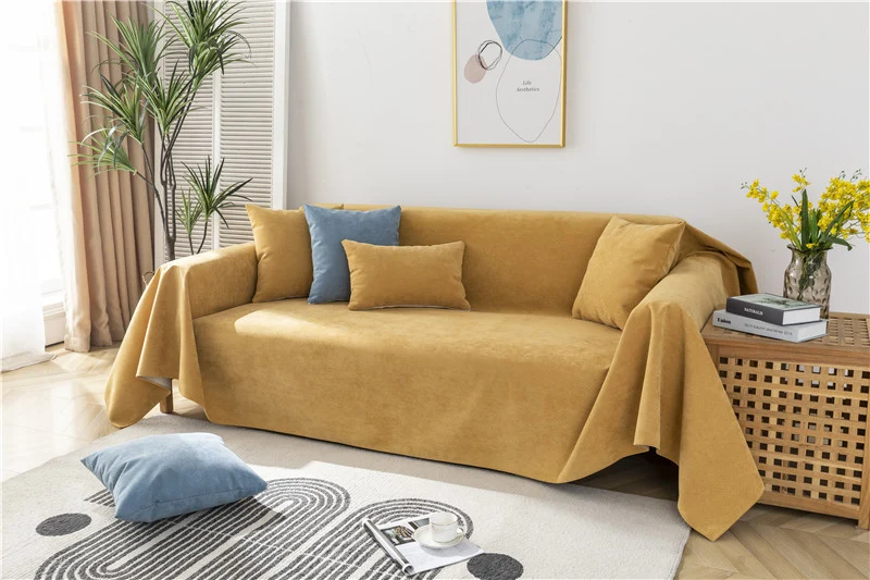 Four Seasons Universal Waterproof Sofa Towel Urine-proof Cat-scratch-proof Sofa Cover Cloth Towel Chenille Non-slip Non-sticky Sofa Cover