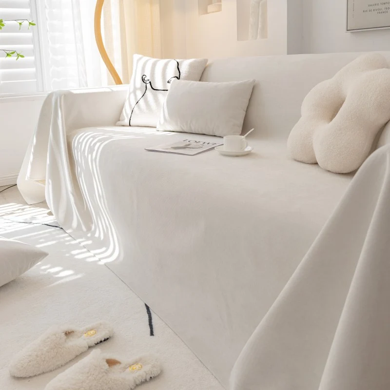 Four Seasons Universal Waterproof Sofa Towel Urine-proof Cat-scratch-proof Sofa Cover Cloth Towel Chenille Non-slip Non-sticky Sofa Cover