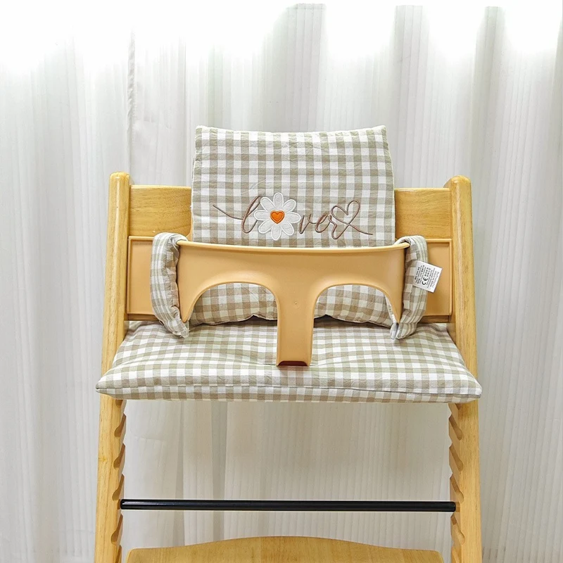 Ins Nordic Style Baby Dining Chair Children's Growth Chair Cushion Baby Dining Chair Cushion Waterproof and Urine-proof Sitting