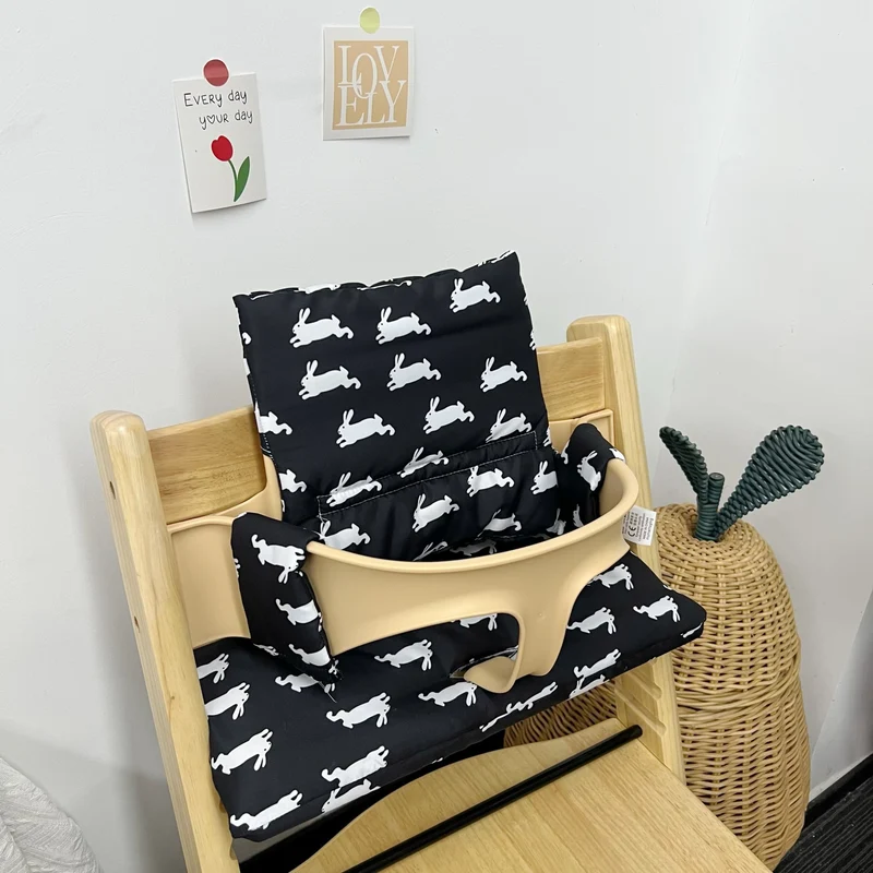 Ins Nordic Style Baby Dining Chair Children's Growth Chair Cushion Baby Dining Chair Cushion Waterproof and Urine-proof Sitting