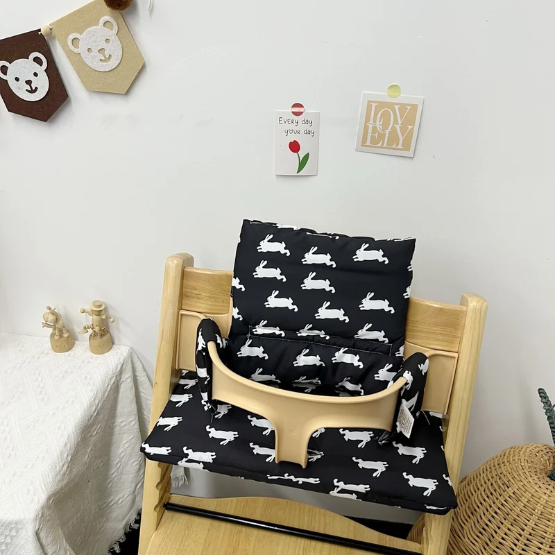 Ins Nordic Style Baby Dining Chair Children's Growth Chair Cushion Baby Dining Chair Cushion Waterproof and Urine-proof Sitting