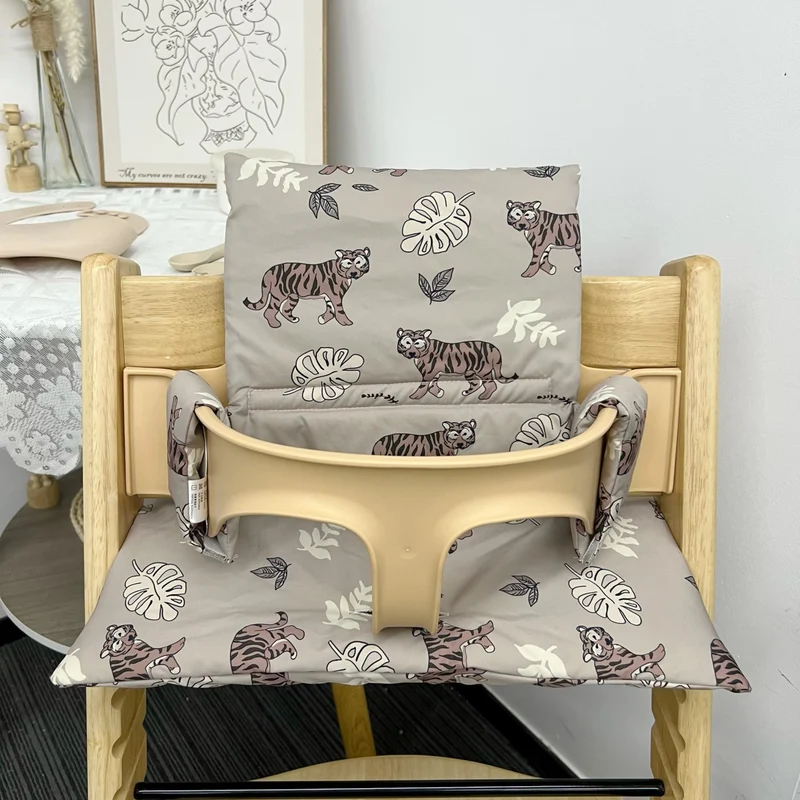 Ins Nordic Style Baby Dining Chair Children's Growth Chair Cushion Baby Dining Chair Cushion Waterproof and Urine-proof Sitting