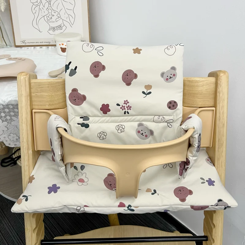 Ins Nordic Style Baby Dining Chair Children's Growth Chair Cushion Baby Dining Chair Cushion Waterproof and Urine-proof Sitting