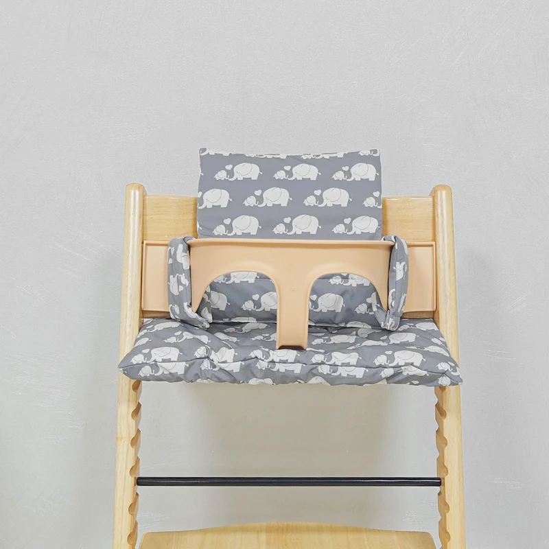 Ins Nordic Style Baby Dining Chair Children's Growth Chair Cushion Baby Dining Chair Cushion Waterproof and Urine-proof Sitting