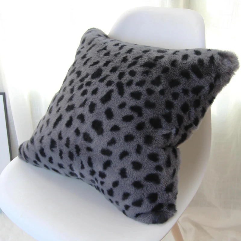 2023 new modern living room polyester spot pattern sofa office pillow case