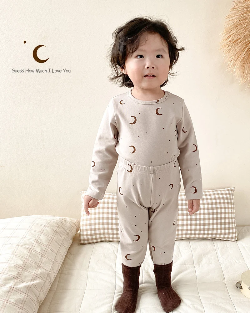 Children's Pajamas, Baby Autumn Clothes and Long Trousers, Kidsren's Home Clothes, Category a Pure Cotton Pajamas for Boys and Girls, Boys' Home Clothes