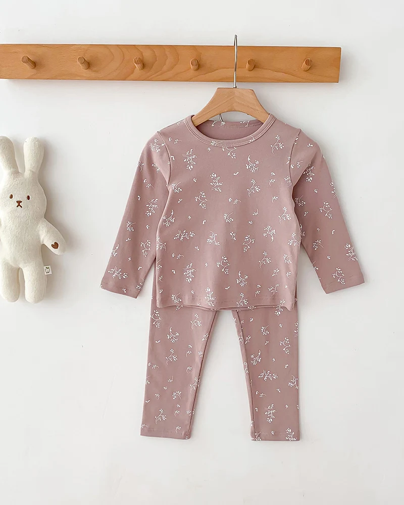 Children's Pajamas, Baby Autumn Clothes and Long Trousers, Kidsren's Home Clothes, Category a Pure Cotton Pajamas for Boys and Girls, Boys' Home Clothes