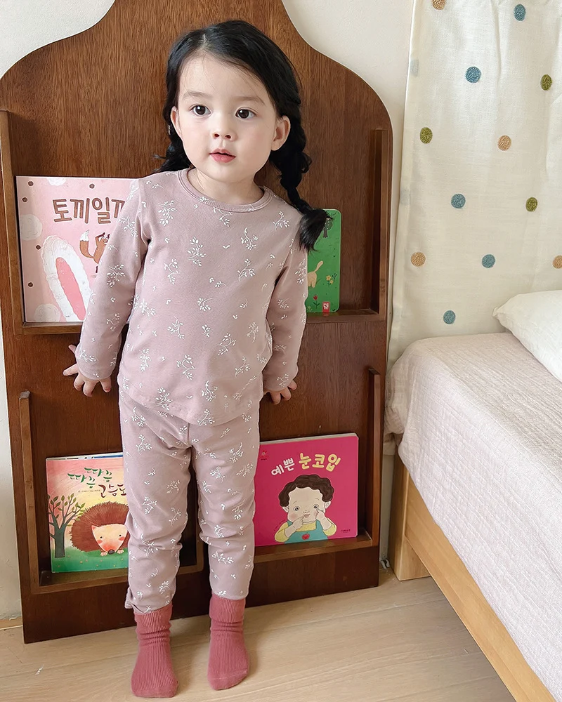 Children's Pajamas, Baby Autumn Clothes and Long Trousers, Kidsren's Home Clothes, Category a Pure Cotton Pajamas for Boys and Girls, Boys' Home Clothes