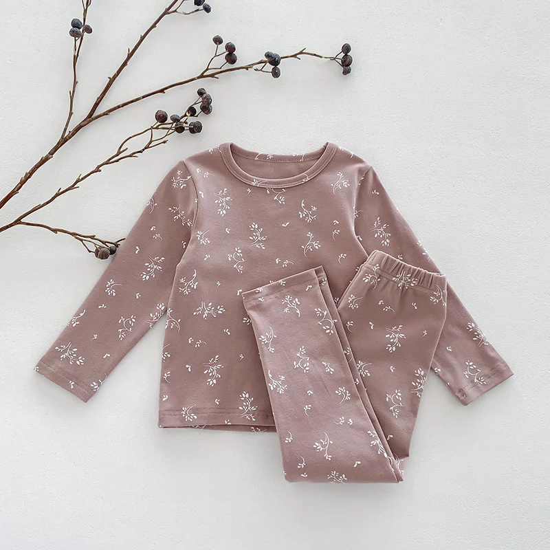 Children's Pajamas, Baby Autumn Clothes and Long Trousers, Kidsren's Home Clothes, Category a Pure Cotton Pajamas for Boys and Girls, Boys' Home Clothes