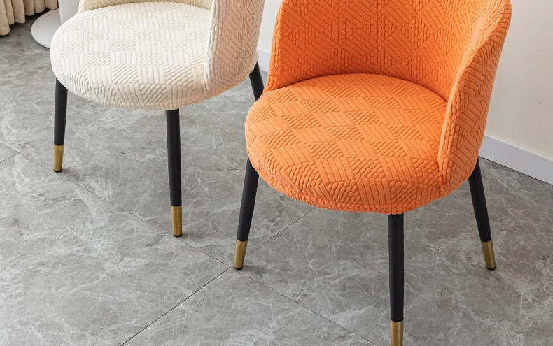 Curved chair cover dressing table dressing table office coffee shop conference semicircle chair cover chopsticks cover cover cloth