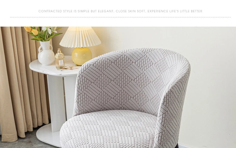 Curved chair cover dressing table dressing table office coffee shop conference semicircle chair cover chopsticks cover cover cloth