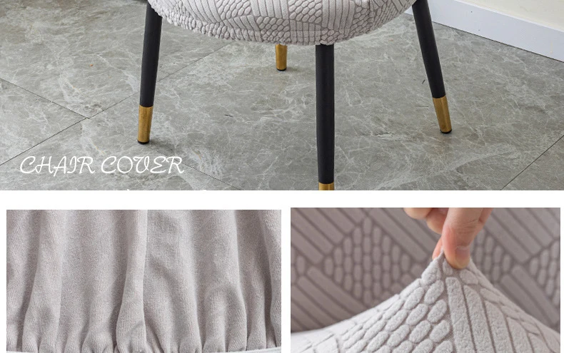 Curved chair cover dressing table dressing table office coffee shop conference semicircle chair cover chopsticks cover cover cloth