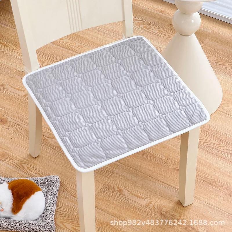 Chair cushion cushion four seasons universal chair cushion office fart cushion restaurant dining chair stool non-slip square seat cushion