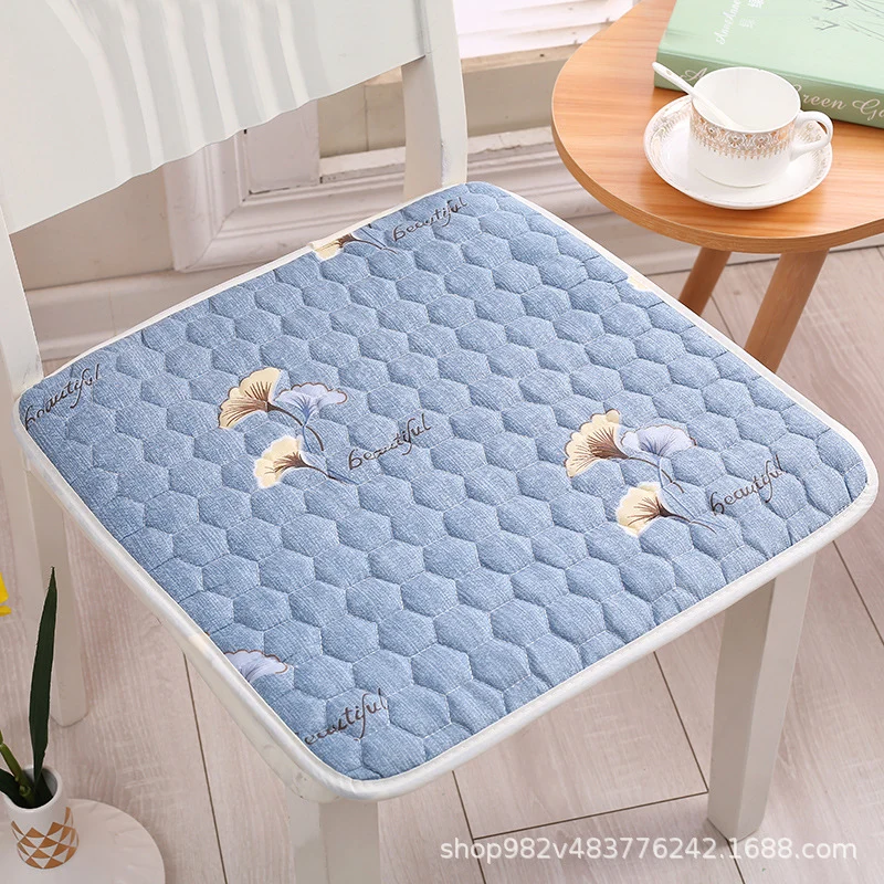 Chair cushion cushion four seasons universal chair cushion office fart cushion restaurant dining chair stool non-slip square seat cushion