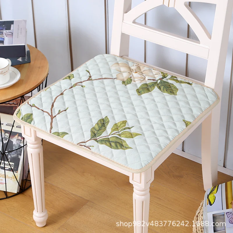 Chair cushion cushion four seasons universal chair cushion office fart cushion restaurant dining chair stool non-slip square seat cushion