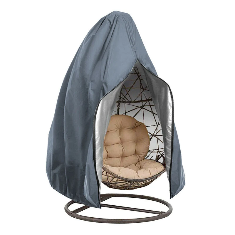 Hanging Egg chair cover eggshell dust cover garden outdoor swing protective cover hanging chair bird nest rattan chair hanging basket cover bird cover