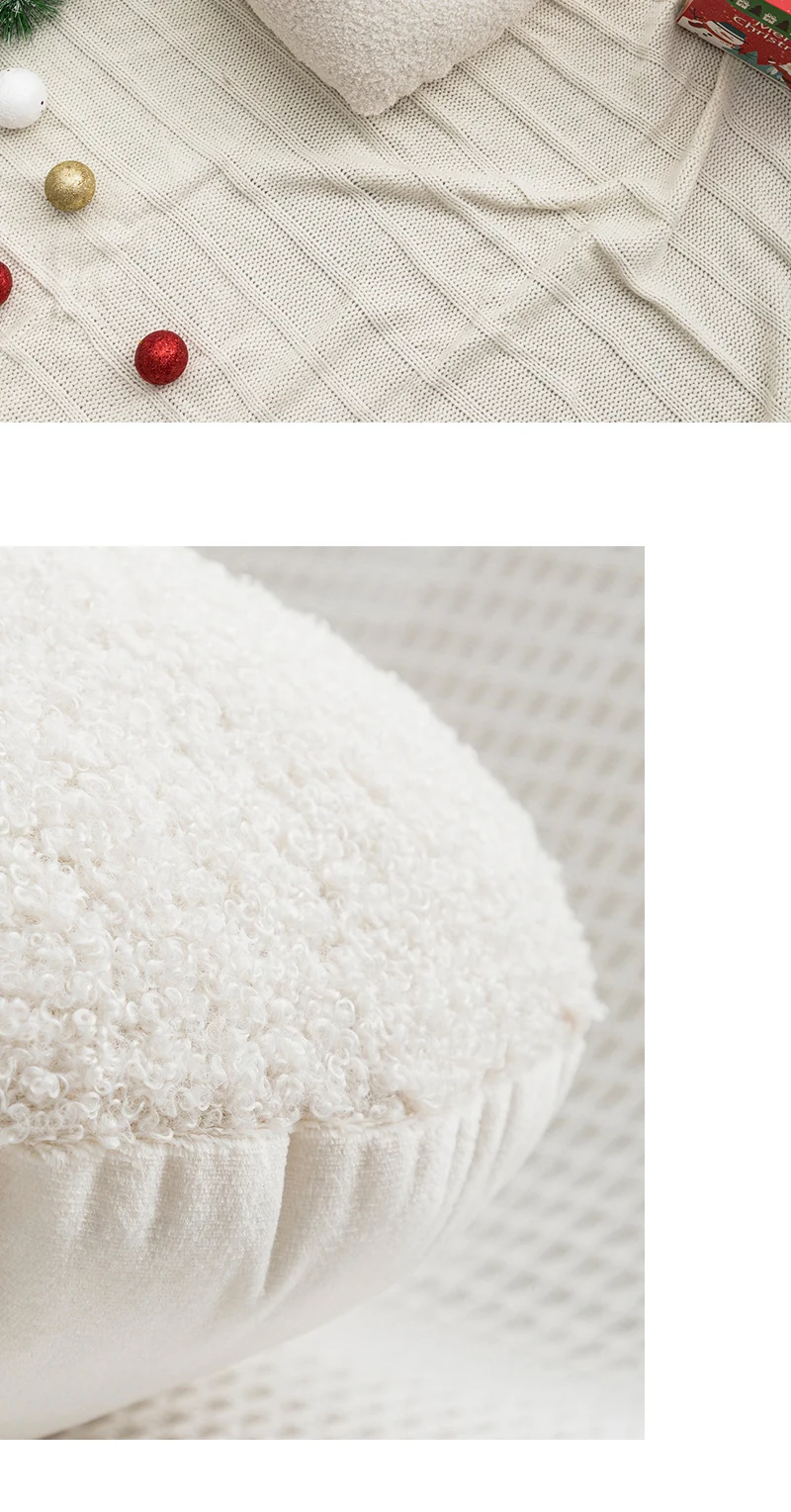 New Christmas pillow holiday decoration love pillow model room bedroom bedside tufted cushion pillowcase wholesale