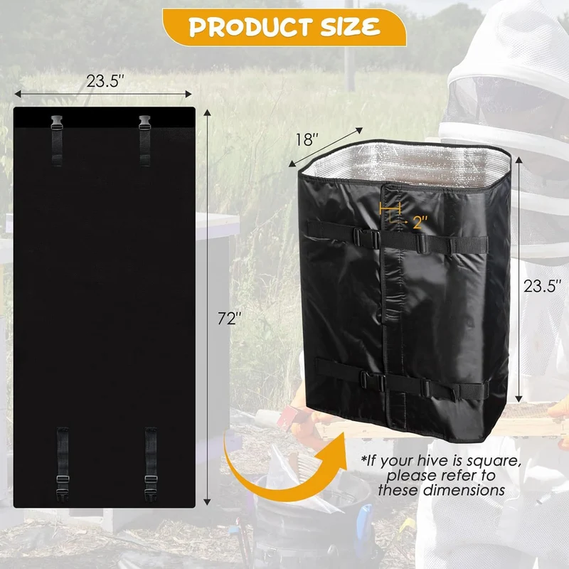 Amazon Hot Sale Winter Outdoor Beehive Windproof Protective Cover Adjustable Beehive Windproof Cover Thermostat Cover