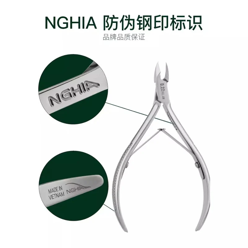 Professional D-22 Nail Nipper Cuticle Cutter Vietnam Nghia