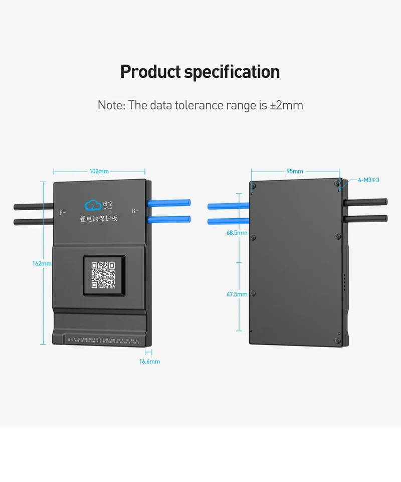 Jikong JK BMS 3s 4s 5s 6s 7s 8s 100A 200A 300A Smart Lifepo4 Li-ion Active Balance Lithium 12V 24v With RS485 CAN Bluetooth Heat