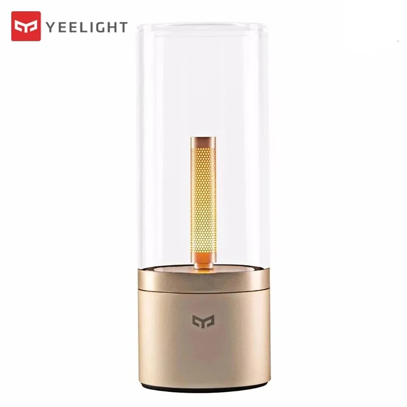 Yeelight Rechargable Candle Lamp Yellow LED Night Light Atmosphere Light Stepless Dimming Nightstand Lamp for Bedroom