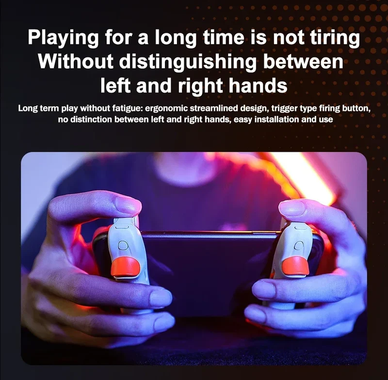 M1 Mobile Game Trigger Frequency Conversion Dual Firepower Shooting Gaming Vibration Button for PUBG Gamepad Joystick Controller