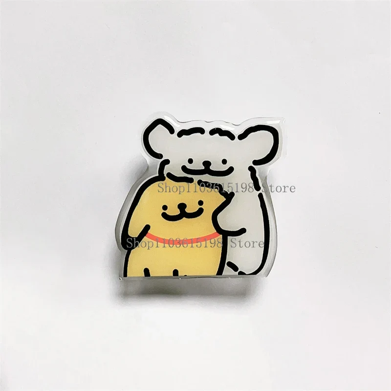 Korean Cute Cartoon Puppy Grip Tok Phone Holder Stand Griptok For iPhone 12 7 Samsung Universal Phone Accessories Finger Bracket