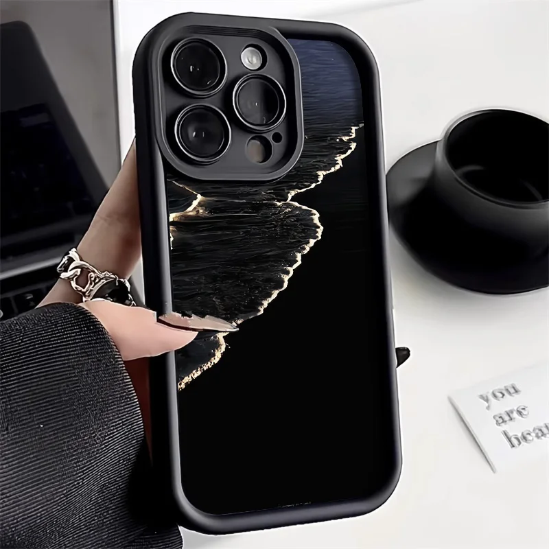 Soft Candy Liquid Silicone Phone Case For iPhone 13 Case iPhone 15 11 14 12 16 Pro Max XR XS X 7 8 Plus SE Shockproof Cover
