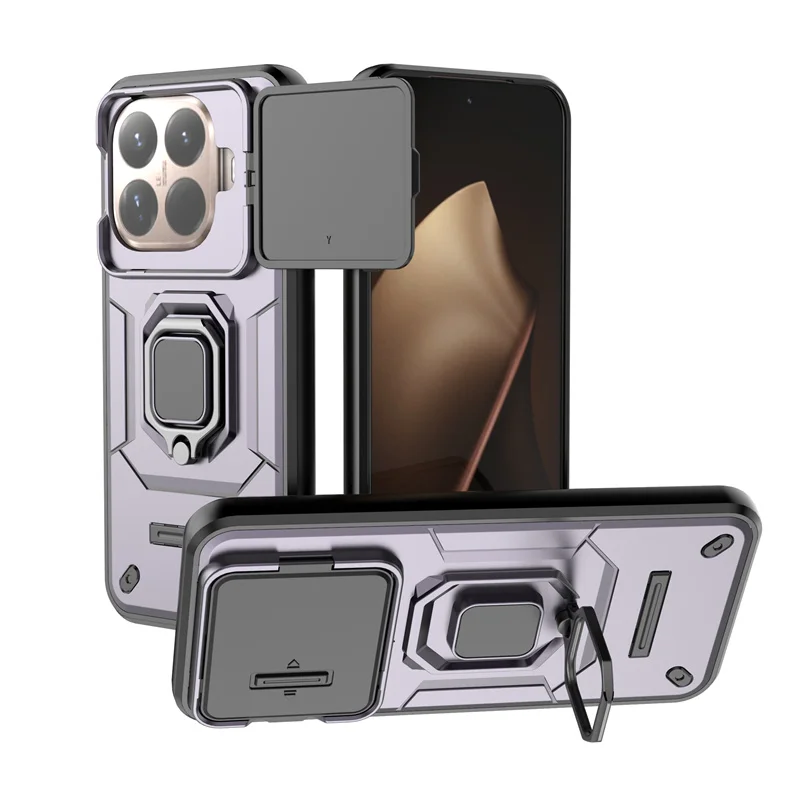 For Xiaomi 15T Pro 5G Case Car Magnetic Ring Stand Armor Phone Cases for Xiaomi15T Xiaomi15T Xiomi Mi15T Mi 15 T T15 Back Cover