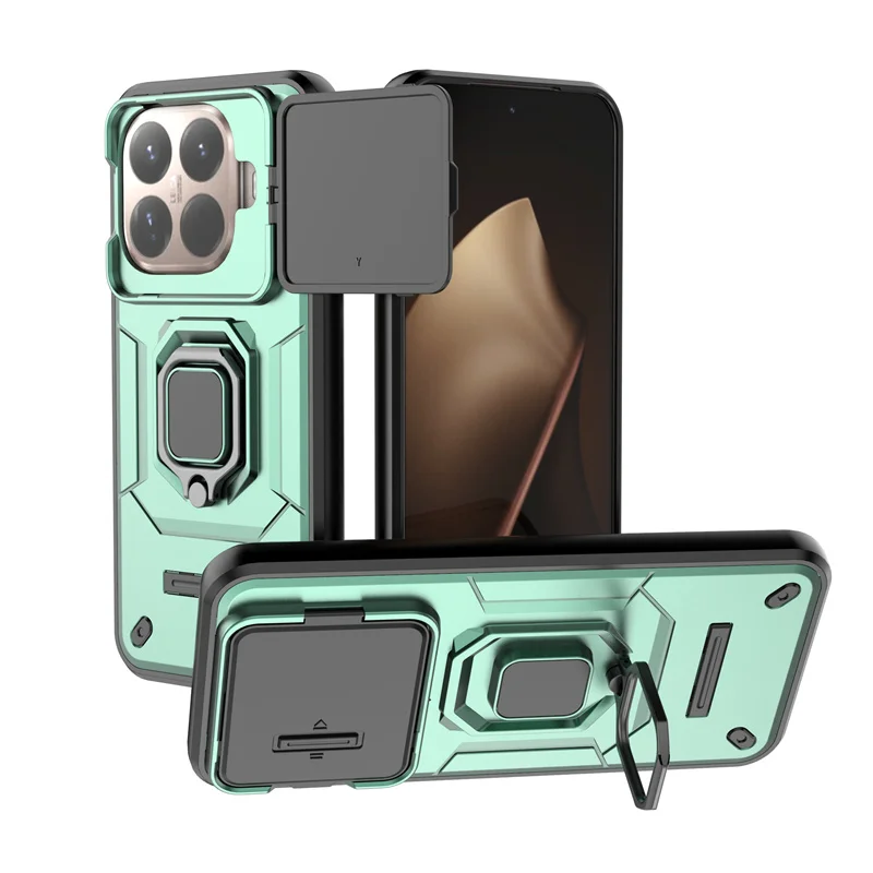 For Xiaomi 15T Pro 5G Case Car Magnetic Ring Stand Armor Phone Cases for Xiaomi15T Xiaomi15T Xiomi Mi15T Mi 15 T T15 Back Cover