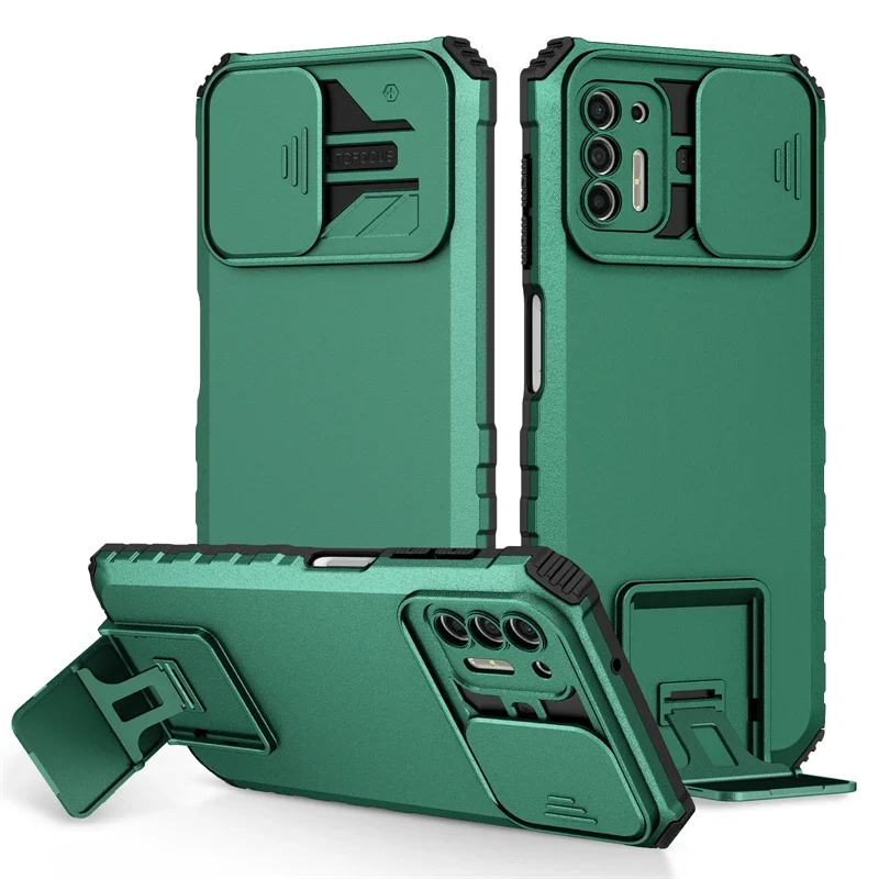 For Motorola Moto G Power G Stylus 2021 Case Slide Camera Protect Phone Case For Moto G Pure G9 Plus G30 Stand Armor Back Cover