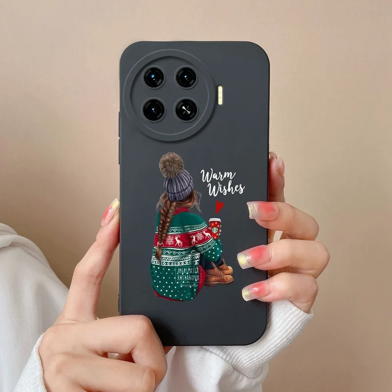 Cover For Tecno Spark 20 Pro+ 4G Case Phone Bags Pretty Flower Liquid Soft Silicone Shell For Tecno Spark20 Pro Plus Funda Coque