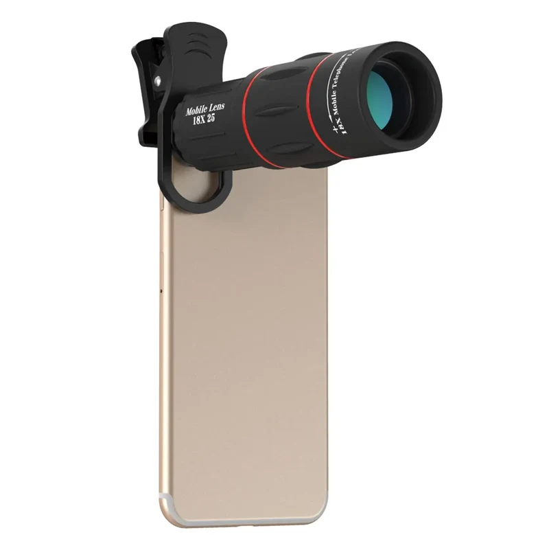 APEXEL 18X Telescope Zoom lens Monocular Mobile Phone camera Lenses for iPhone Samsung Smartphones for Camping hunting Sports