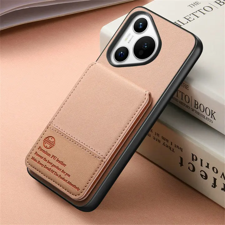 RFID Leather Luxury Case for Huawei Pura 70 Pro Plus 5G Card Cover Flip Back Shell Huawei Pura 70 Ultra Pura70 Pro+ Phone Cover