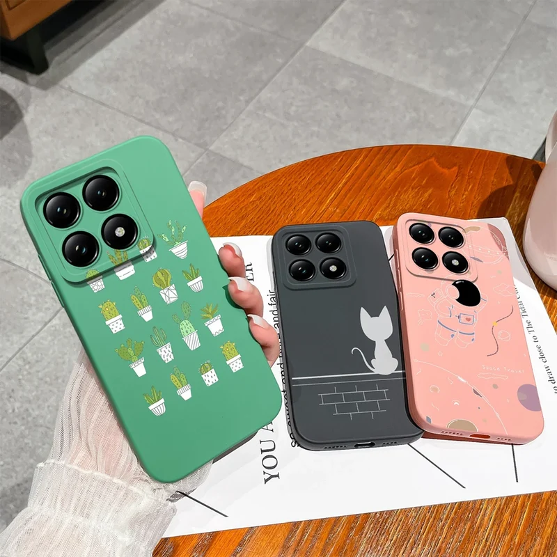For Xiaomi 14T 14T Pro Cases Cartoon Astronaut Protective Durable Fashion Simplicity Soft Phone Cover For Xiaomi14T 14TPro Coque