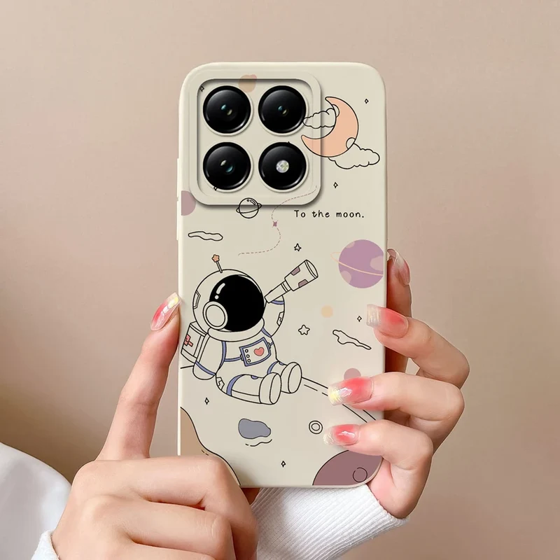 For Xiaomi 14T 14T Pro Cases Cartoon Astronaut Protective Durable Fashion Simplicity Soft Phone Cover For Xiaomi14T 14TPro Coque