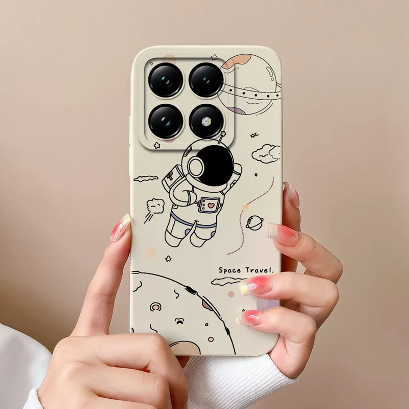 For Xiaomi 14T 14T Pro Cases Cartoon Astronaut Protective Durable Fashion Simplicity Soft Phone Cover For Xiaomi14T 14TPro Coque