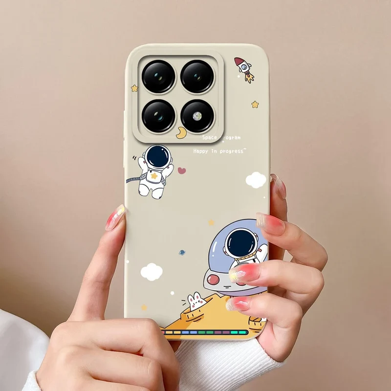 For Xiaomi 14T 14T Pro Cases Cartoon Astronaut Protective Durable Fashion Simplicity Soft Phone Cover For Xiaomi14T 14TPro Coque