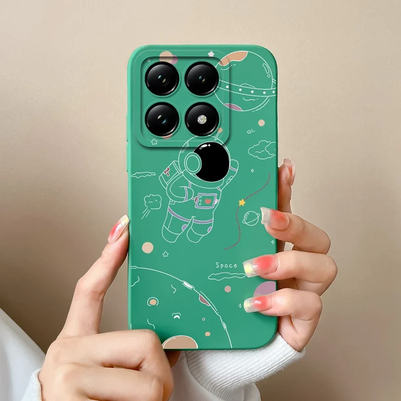 For Xiaomi 14T 14T Pro Cases Cartoon Astronaut Protective Durable Fashion Simplicity Soft Phone Cover For Xiaomi14T 14TPro Coque