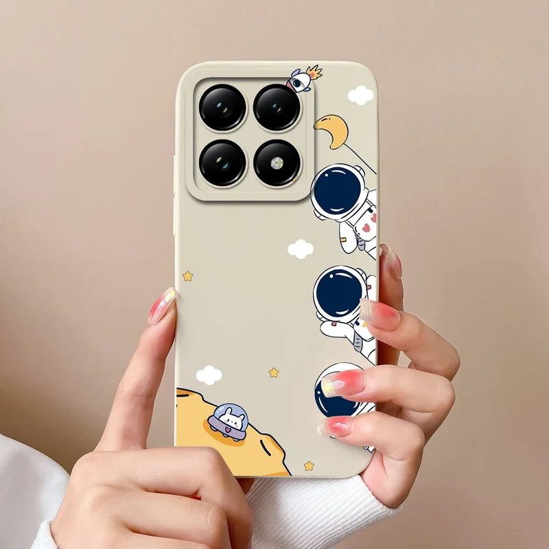 For Xiaomi 14T 14T Pro Cases Cartoon Astronaut Protective Durable Fashion Simplicity Soft Phone Cover For Xiaomi14T 14TPro Coque
