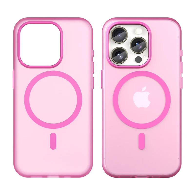 Magnetic Wireless Charge For Magsafe Case for iphone 17 Air 16E 16 15 14 13 12 11 iphone17 Pro Max Plus Matte TPU Bumper Cover