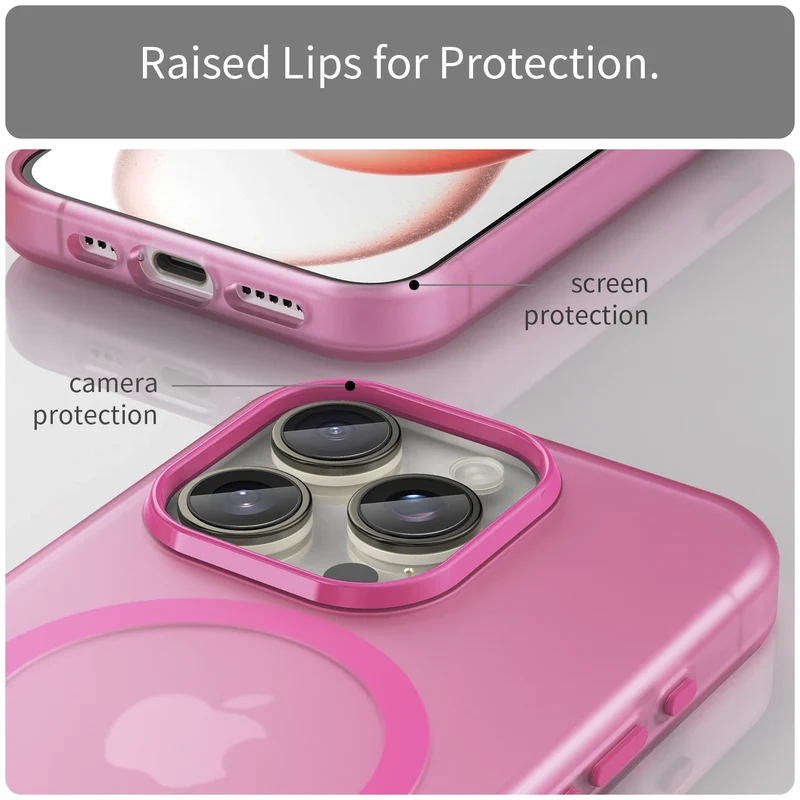 Magnetic Wireless Charge For Magsafe Case for iphone 17 Air 16E 16 15 14 13 12 11 iphone17 Pro Max Plus Matte TPU Bumper Cover