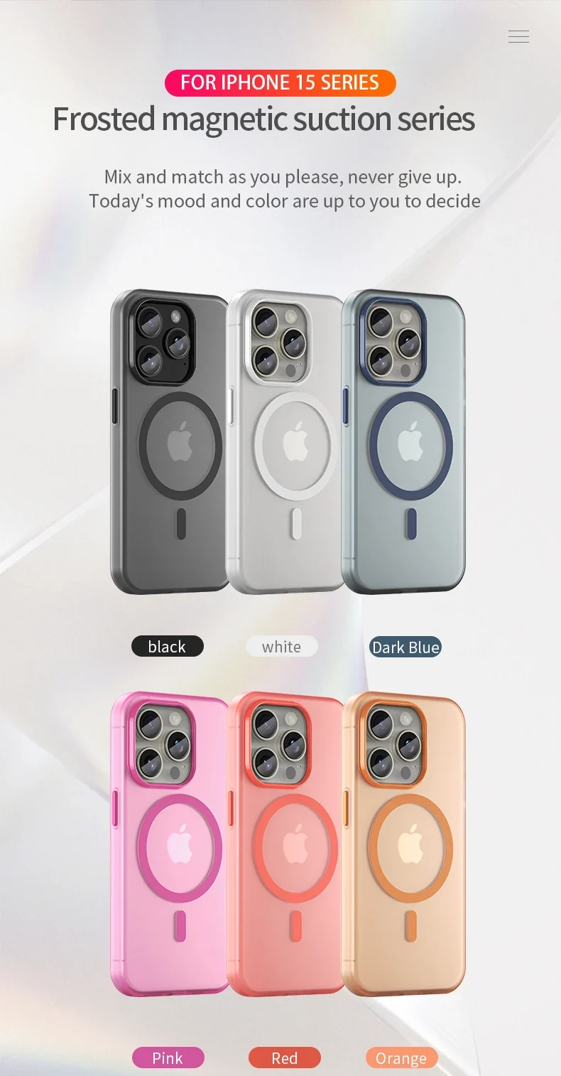 Magnetic Wireless Charge For Magsafe Case for iphone 17 Air 16E 16 15 14 13 12 11 iphone17 Pro Max Plus Matte TPU Bumper Cover