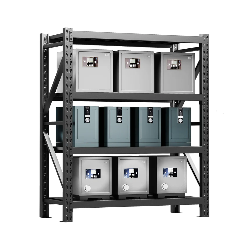 Warehouse Racking 4 Tiers Load Capacity 150kg Adjustable Metal Steel Racking Warehouse Storage Pallet Racking