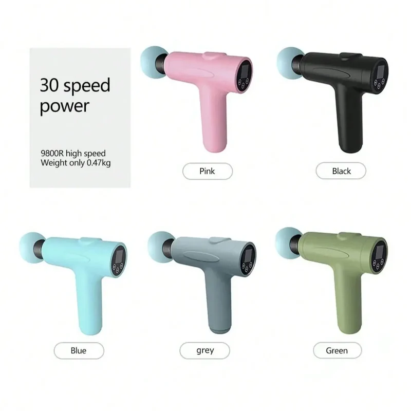 2026 1PC Customized Powerful Fascia Gun Full Body Massager to Release Muscle, Same as the Celebrity Model USB-Powered