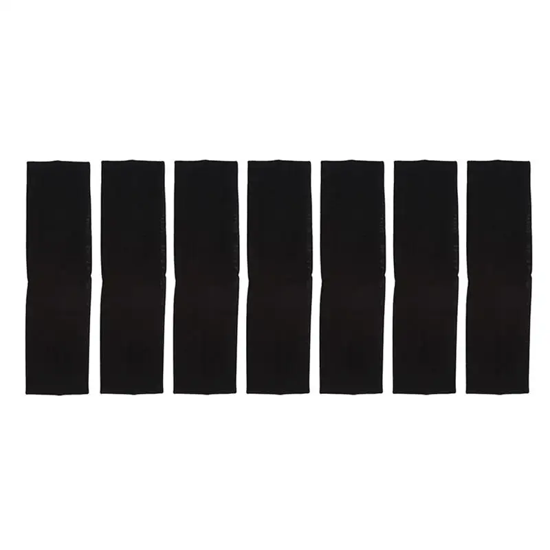7Pcs Solid Color High Elasticity Headbands Yoga Exercise Headband Hair Accessories Sweat Absorbing Wide Edge Headband