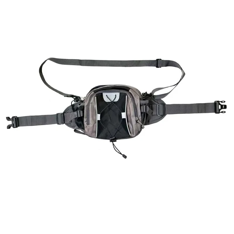 Multi-functional sports water bottle waist bag, men's and women's universal running backpack, outdoor hiking waist bag