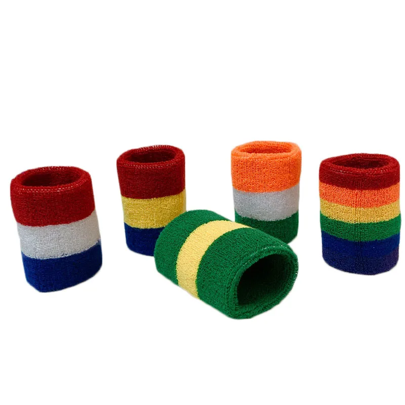 Tennis Wristbands Sport Headband For Men Women Towel Sweat Bands Basketball Yoga Gym Running Volleyball Wrist Wrap Sweatband
